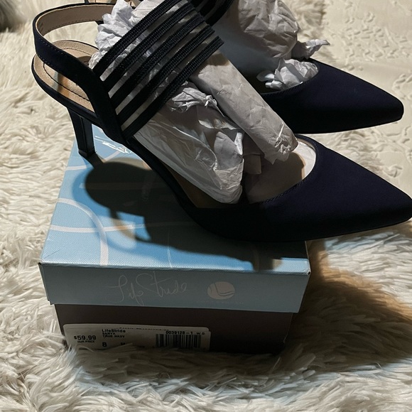 Womens navy blue Lifestride. - Picture 2 of 4